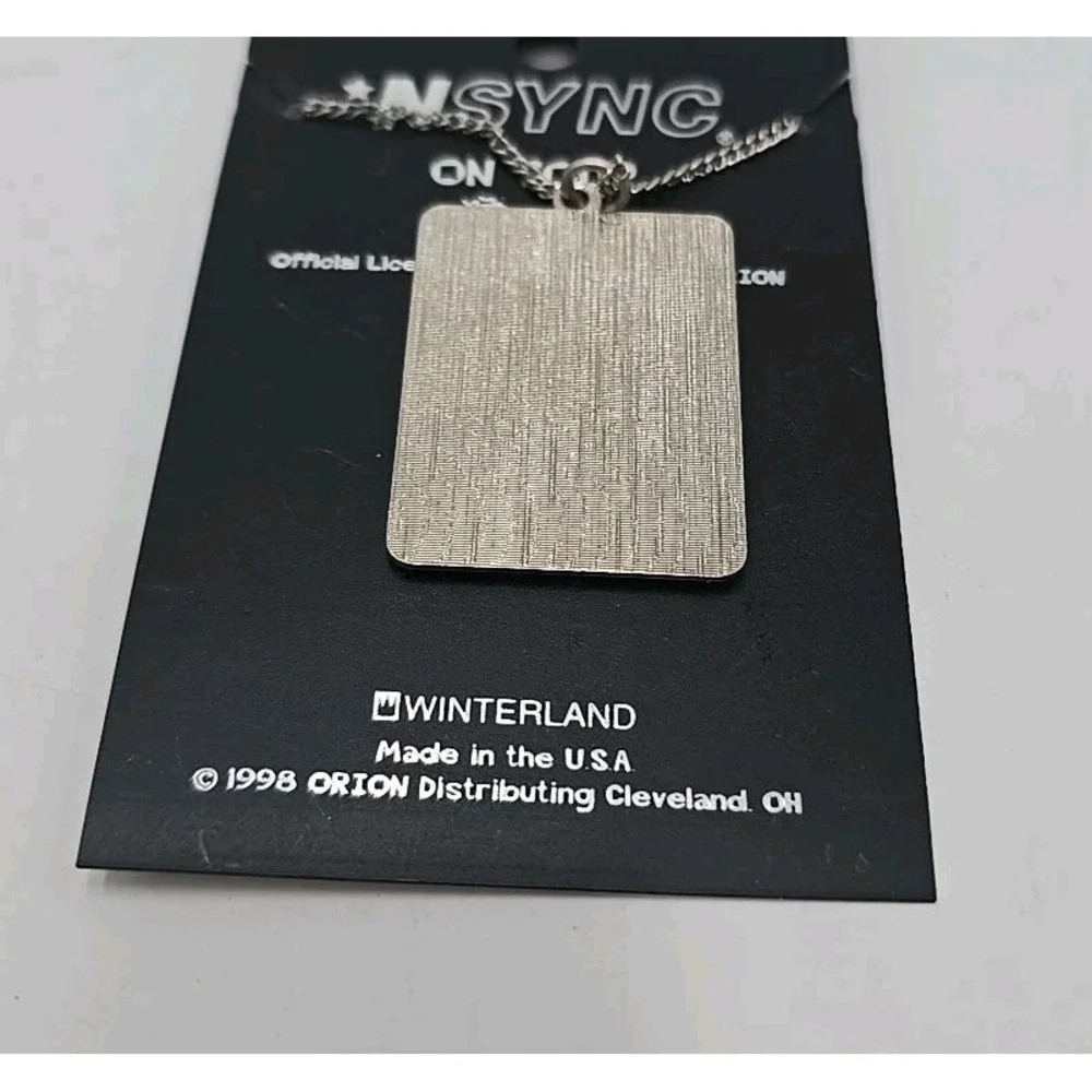 NSNYC On Tour Winterland Necklace Y2K 2000 Boy Band Merch 1998 NWT Timberlake